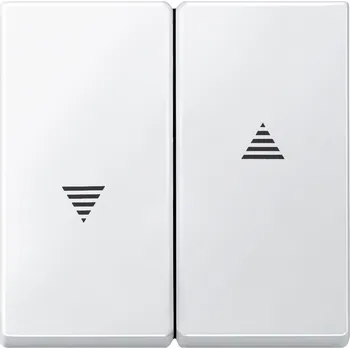 vypínač a zásuvka 435519 Klapka žaluziový ovl., polar, Schneider Electric