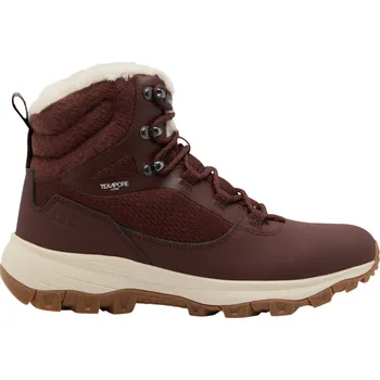 Dámská zimní obuv Dámské zimní boty s kožíškem Jack Wolfskin Everquest Texapore High W Velikost bot (EU): 37,5 / Barva: červená/bílá