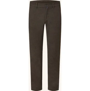 Pánské kalhoty Pierre Cardin Pánské Chino Kalhoty Calais Tapered Fit, hnědá, 32