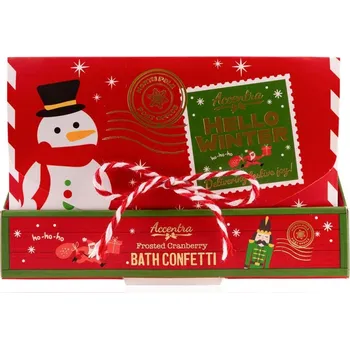 KONFETY do koupele 10g HELLO WINTER v dárkové obálce NOVINKA ACCENTRA