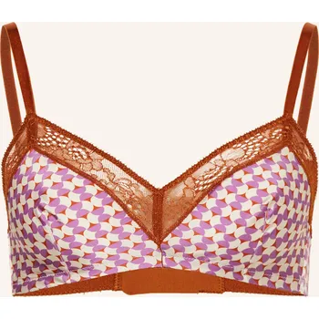 Podprsenka Eres Dámská Trojúhelníková Podprsenka Indie S Hedvábím, hnědá...