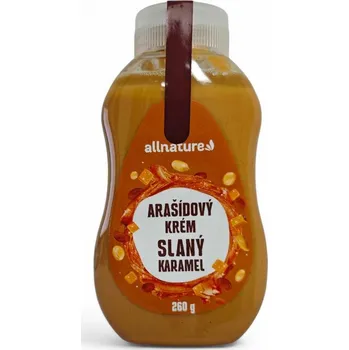 Allnature Arašídový krém jemný Hmotnost: 260 g