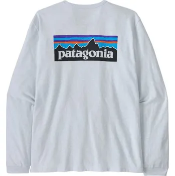 Dámské tričko Dámské tričko Patagonia LONG-SLEEVED P-6 LOGO RESPONSIBILI-TEE - bílá XS