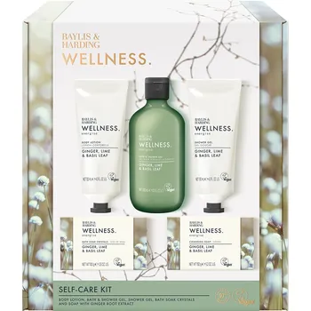 Kosmetická sada Baylis & Harding Wellness Ladies - sada s péčí o tělo, 5 ks sada tělových produktů s pečujícím přírodním složením a svěží vůní