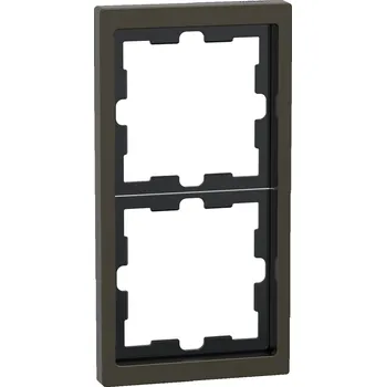 MEG4020-6552 Rámeček D-Life 2násobný kov Mocca, Schneider Electric