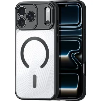 Náhradní kryt pro mobilní telefon Kryt Dux Ducis Case Aimo Mag s MagSafe pro iPhone 17 Pro Max (verze s otevřeným kroužkem) Black