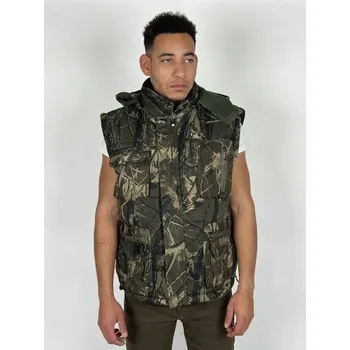 Rybářské oblečení Gold Champion vesta camo teplá XL