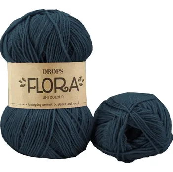 Příze Drops Flora MIX 38 tmavá navy
