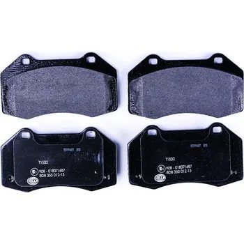 Brzdová destička Sada brzdových destiček, kotoučová brzda HELLA PAGID 8DB 355 012-151