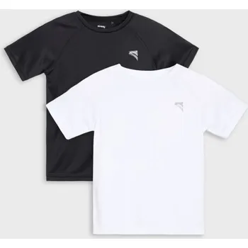 Sinsay - Trička 2 kusy Active - černá - 701DN-99X - 701DN-99X-98