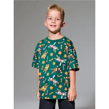 Dětská móda Sinsay - Tričko PAW Patrol - zelená - 712FV-67X - 712FV-67X-128