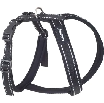 Postroj pro psa Nastavitelný postroj pro psa REFLEX GUARD SOFT černá velikost XS, S, M, L, XL, XXL Rozměr: M - 34x49-59 cm