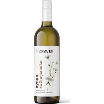Víno Znovín Ryzlink rýnský 2024 jakostní víno 0,75 l (4340)