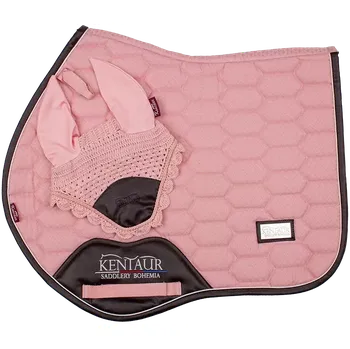 Vybavení pro koně Set dečka + čabraka Kentaur, Pony - růžová