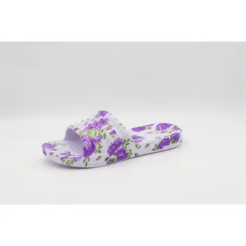 Dámské pantofle SAMLUX® Dámské letní pantofle A18 purple Barva: White, Velikost: 37