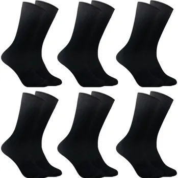 Pánské ponožky PESAIL Pánské zdravotní termoponožky JM2210 4 páry Černá 40-43