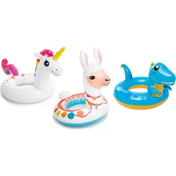 Vodní sport Kruh nafukovací zvířátko průměr 58cm 3 druhy v sáčku 16x25cm
