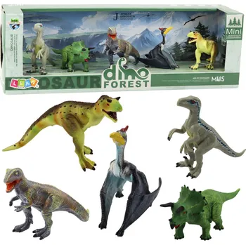 Figurka Sada realistických figurek dinosaurů 5 kusů – Dino Forest