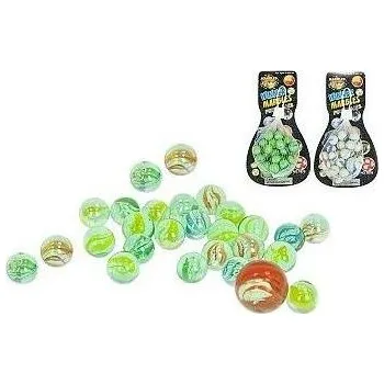 Bublifuk Kuličky skleněné 24ks +1ks 3druhy na kartě