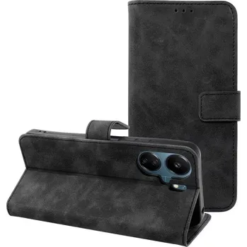 Pouzdro na mobilní telefon Flipové pouzdro TENDER Book na mobl Xiaomi Redmi A5 černé (Flipové pouzdro TENDER Book pro Xiaomi Redmi A5 černé – kapsy na karty a bankovky, magnetické zavírání, stojánek)