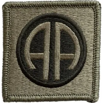 Příslušenství pro sportovní střelbu MILITARY RANGE Nášivka 82nd AIRBORNE DIVISION VELCRO - FOLIAGE