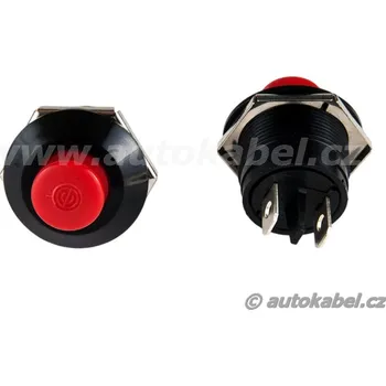 Splachovací tlačítko Tlačítko START - červené