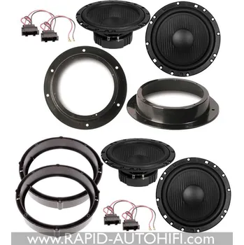 Auto Hi-Fi Reproduktory VW Touran ESX HZ6.2W Přední+Zadní s redukcemi