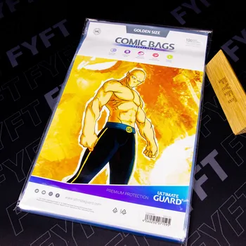 Příslušenství k deskovým hrám Čiré znovu uzavíratelné obaly Comic Bags: golden Size Re-Sealable