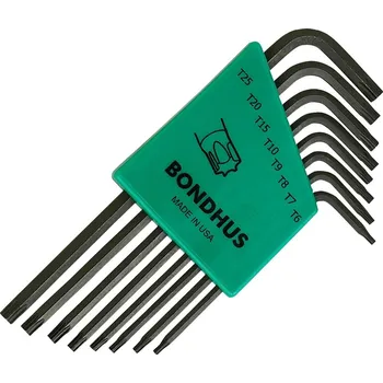 Klíč Sada torx klíčů 8ks T6-T25 TLX8S Bondhus 31832