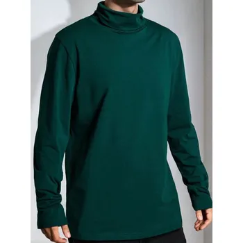 Sinsay - Bavlněný rolák basic - zelená - 655EY-67X - 655EY-67X-3XL