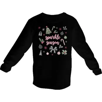 Tričko s potiskem Sparkle season vánoční design dětské