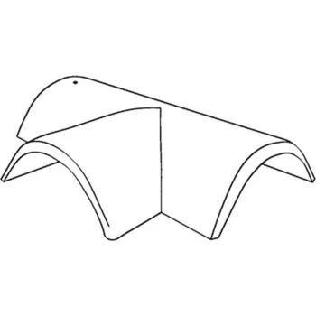 BRAMAC Hřebenáč rozdělovací levý T250 Bramac Protector s příchytkou památkově červená