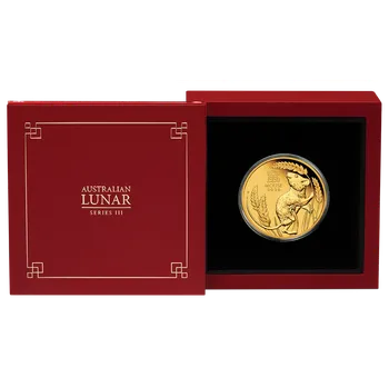 Zlatá mince Rok Myši 1 oz proof 2020 Lunární série III