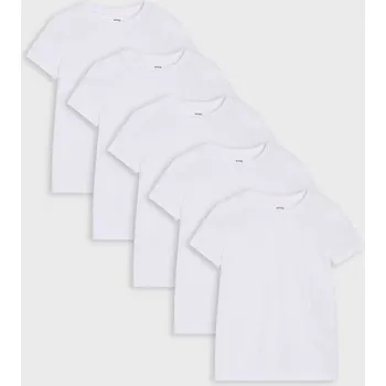 Sinsay - Sada 5 triček - bílá - 830EY-00X - 830EY-00X-104