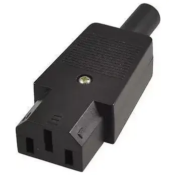 Elektrická zásuvka MicroConnect IEC síťová zástrčka C13 černá (C13PLUG)