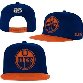 Kšiltovka Outerstuff Dětská kšiltovka Edmonton Oilers NHL Essentials Flatbrim Snapback