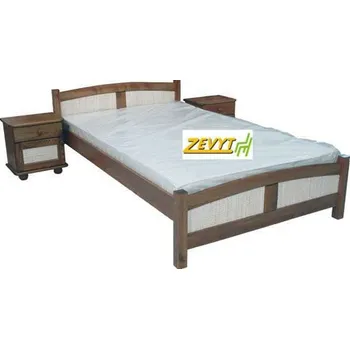 Postel ZEVYT-NABYTEK Postel z masivu a ratanu K59, 100x200