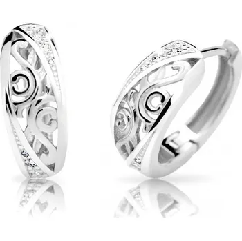 Náušnice Cutie Jewellery Náušnice z bílého zlata kroužky Z6462-2134B