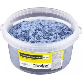 Penetrace weber.sys epox chips 1kg, barva ČERNÁ