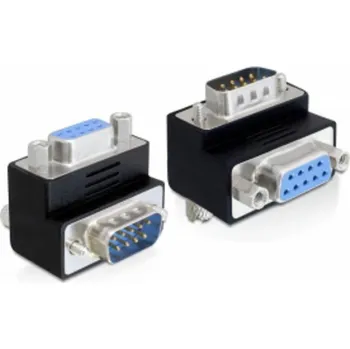 Elektrická zásuvka Delock 65264 VGA adaptér [1x D-SUB zástrčka 9pólová - 1x D-SUB zásuvka 9pólová] černá