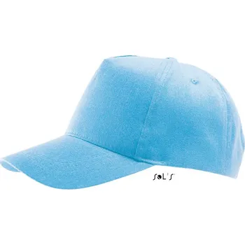 SOL's Collection Kšiltovka Buzz, 5 panelová COT25881141099-sky blue Modrá nebesky UNI