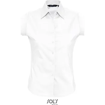 SOL's Collection Halenka Excess, krátký rukáv, elastická COT25702000100-white Bílá XS