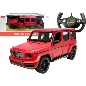 RC model auta RC auto Mercedes G63 na dálkové ovládání s LED světly červené