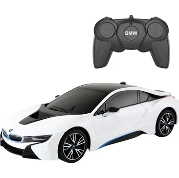 RC model auta Auto RC 1:18 s dálkovým ovládáním BMW I8 – Rastar bílé