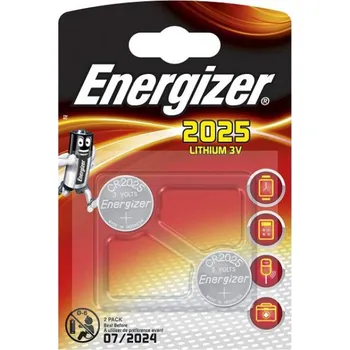 Článková baterie Baterie CR 2025 Energizer 2ks