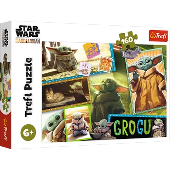 Puzzle 160 dílků Grogu Baby Yoda – Star Wars Trefl