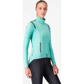 Cyklistická bunda Bunda Castelli Bunda Castelli Perfetto RoS 3 4525557 dámská pool blue/black XL XL