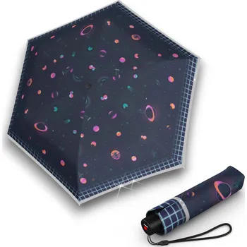 Deštník Knirps ROOKIE manual Moonmen - lehký skládací deštník