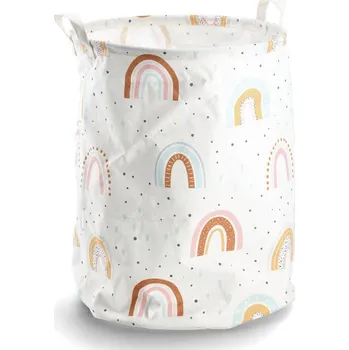 Koupelnový nábytek Zeller Košík z pleteniny s držáky, Ø 38 x 48 cm