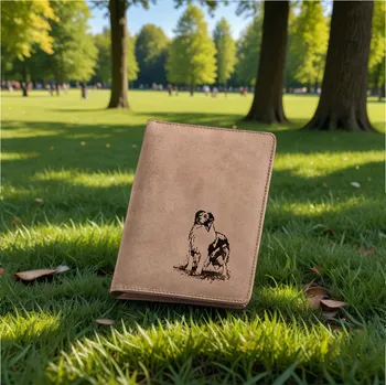 Obal na doklad Pouzdro Na Psí Pas - "Border Kolie - 105 - Dárek pro milovníka psů